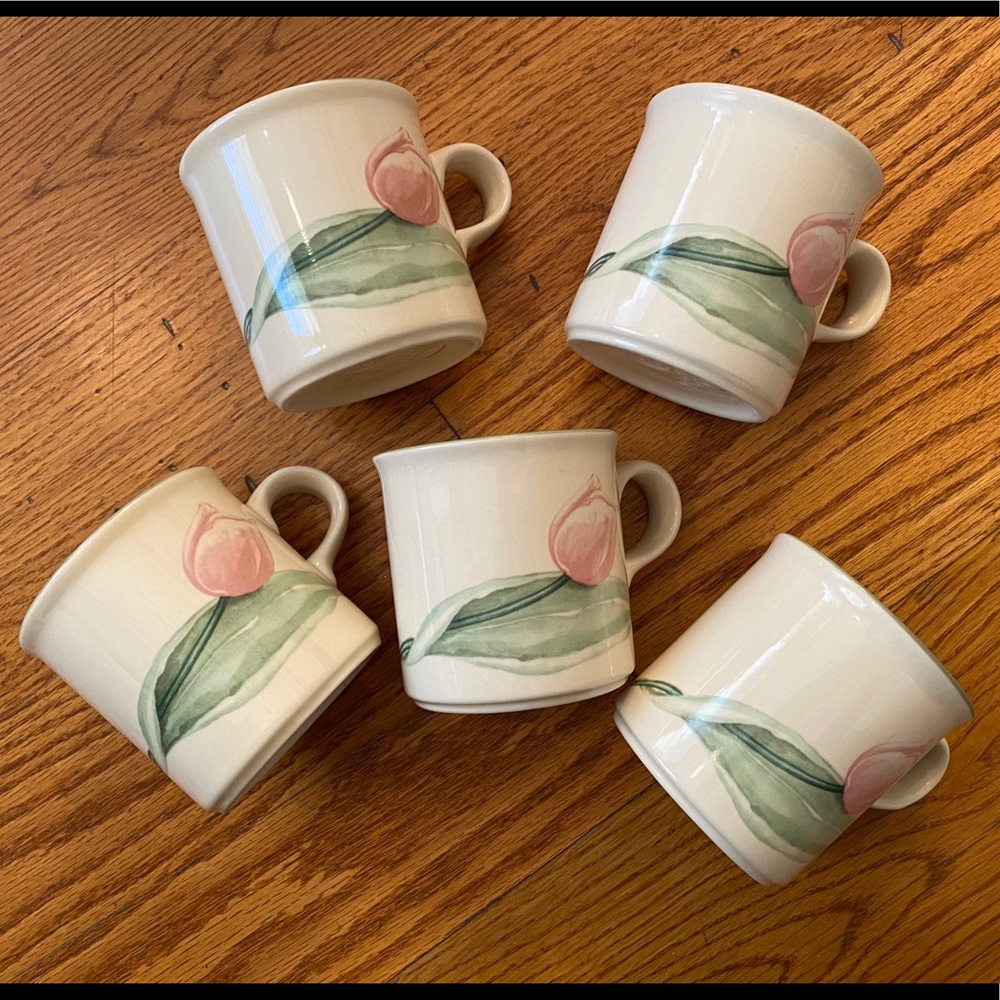 Pfaltzgraff Garden Party Cups, Five